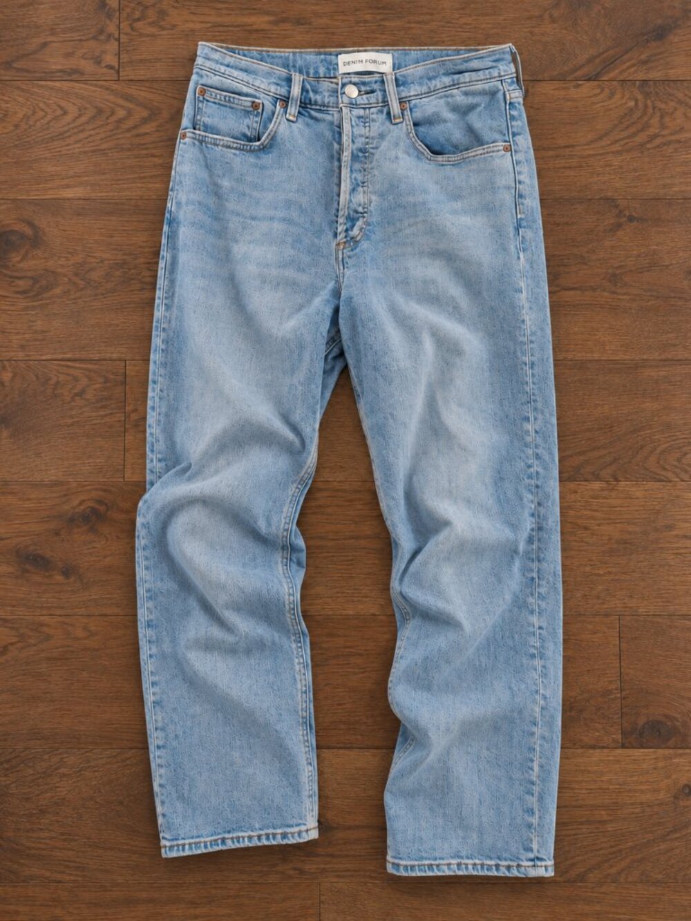 🇨🇦 Denim Forum, The Arlo High Rise Straight Jeans, Light Wash, Size 31
